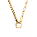 Box Paperclip Charm Holder Necklace