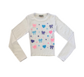 Firehouse Star Bow Heart Toss Ribbed Longsleeve Tee