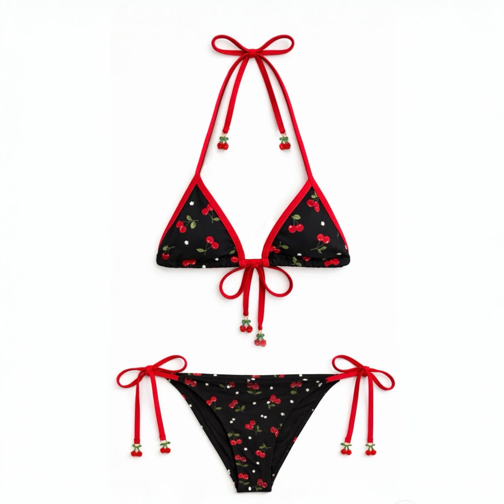 Katie J Chelly Bikini- Cherry Ditsy