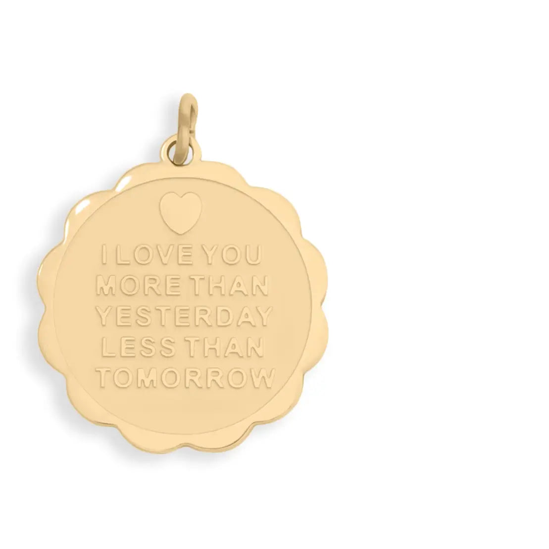 I Love You More Charm