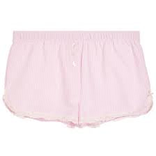 Katie J Caprice Lace Trimmed Shorts - Ballet pink