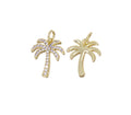Cz Palm Tree Charm