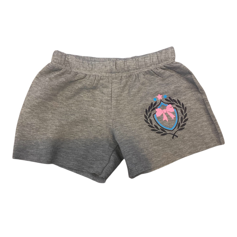 Firehouse Bow Sweatshort - Heather Grey