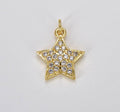 Cz Star Charm