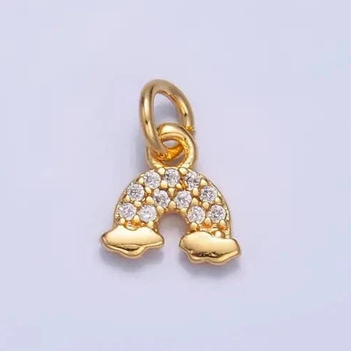 Cz Mini Rainbow Charm