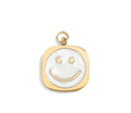 Mother of Pearl Smiley Charm