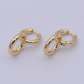 Intertwined Huggie Earrings