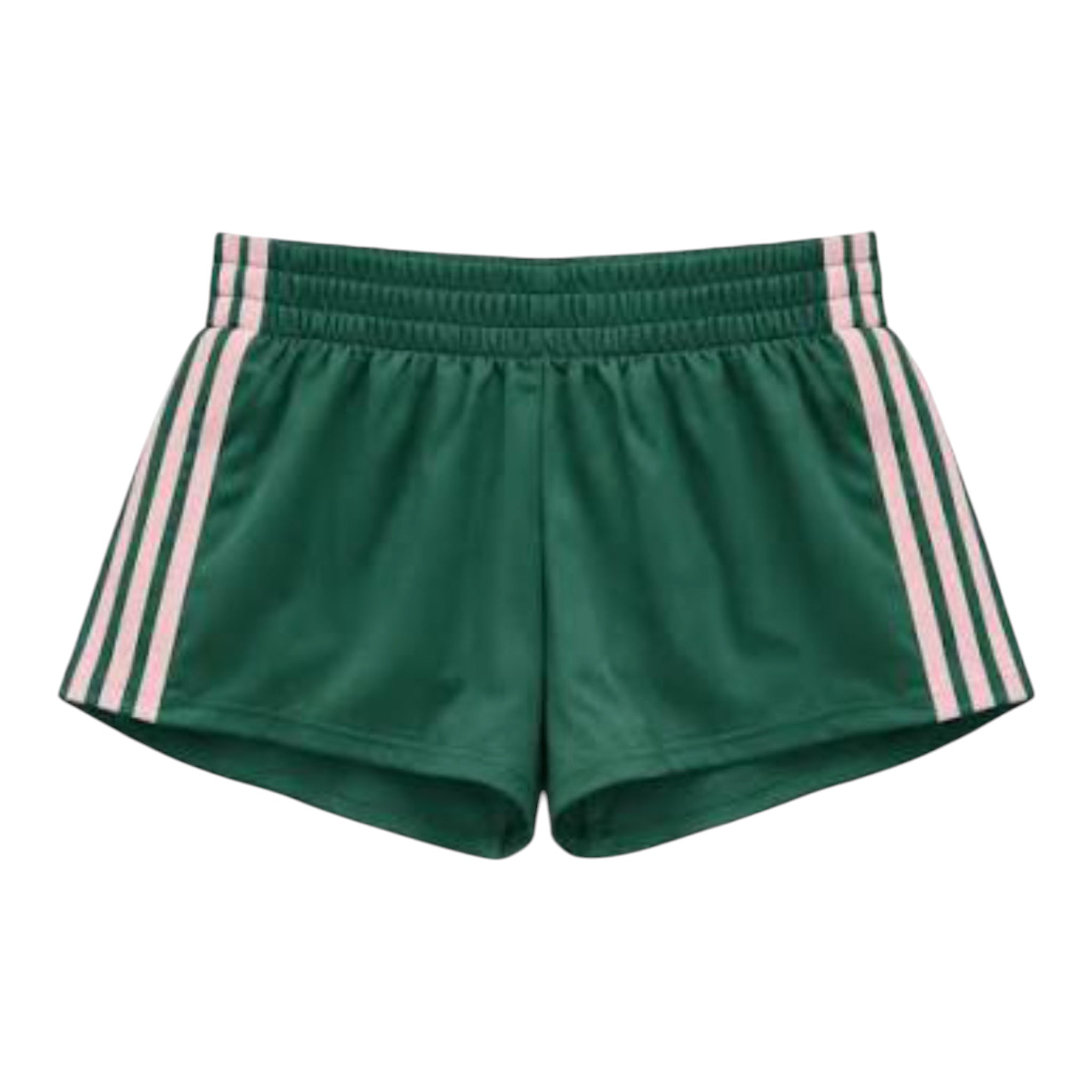 Katie J Jordyn Stripe Short - Pine/Soft Pink