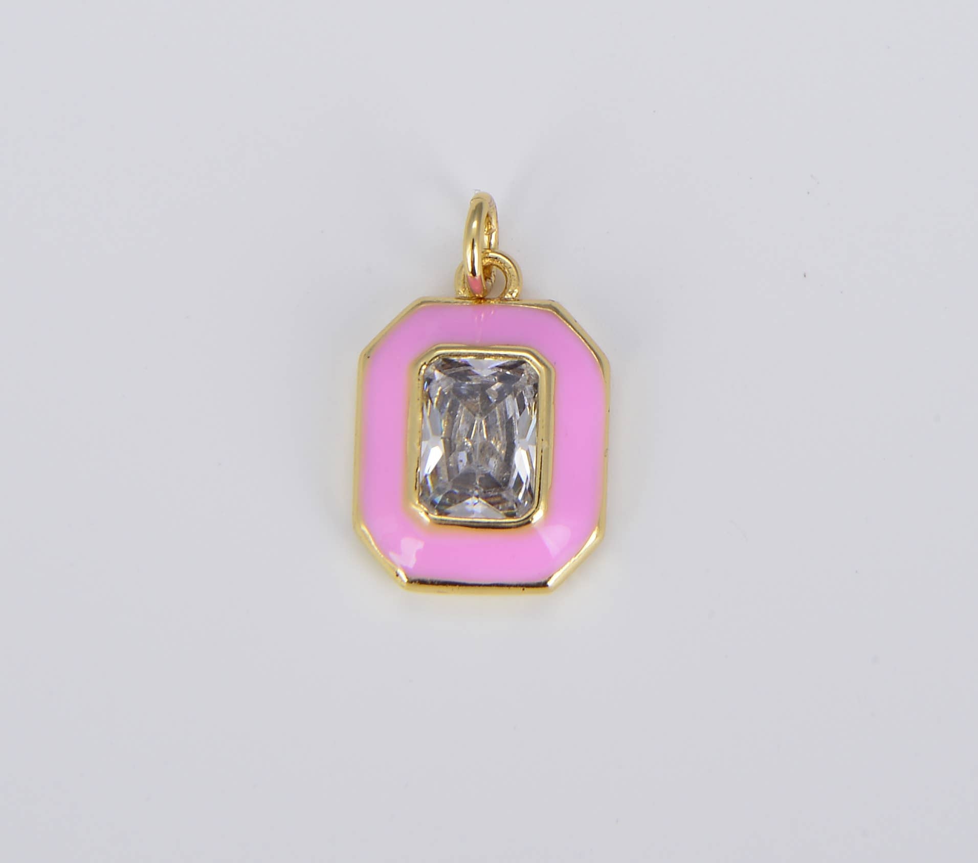 Cz Enamel Pendant