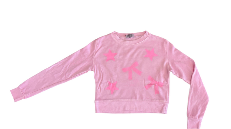 Firehouse Star Bow Crewneck Sweatshirt