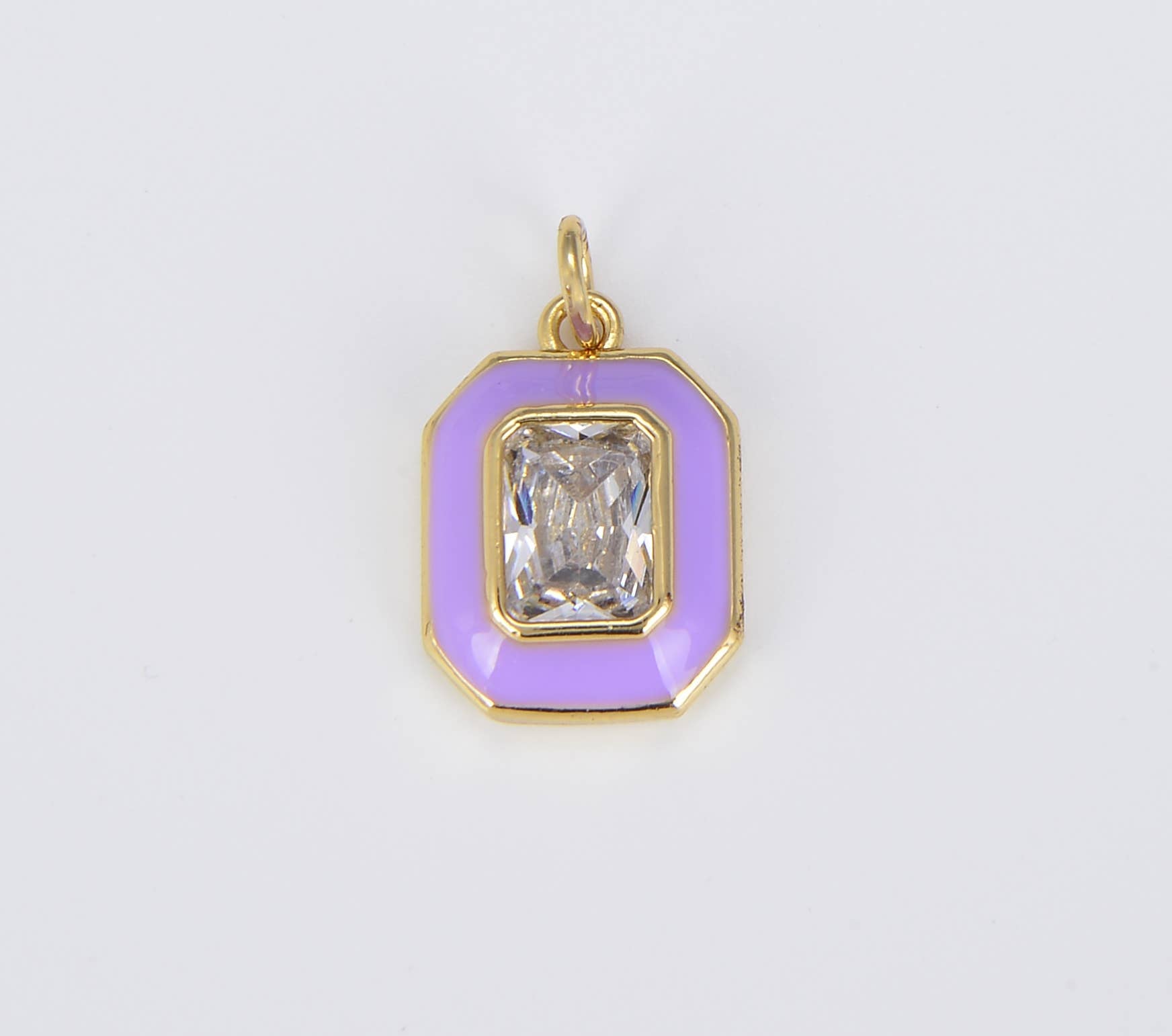 Cz Enamel Pendant