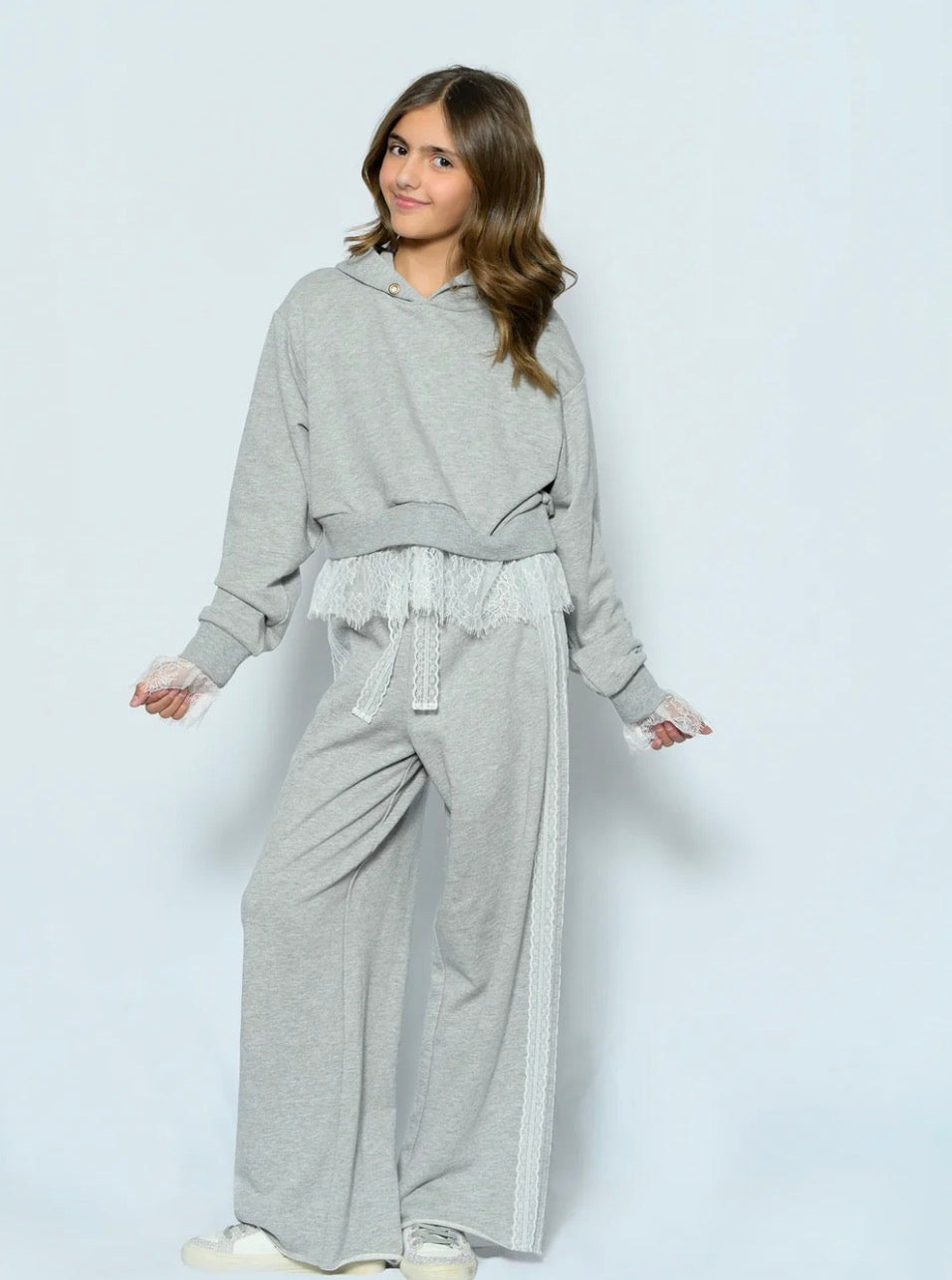Katie J Tristan Lace Wide Leg Pants