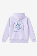 Pixielane Cloud Lilac Denim Palm Soft French Terry Hoody