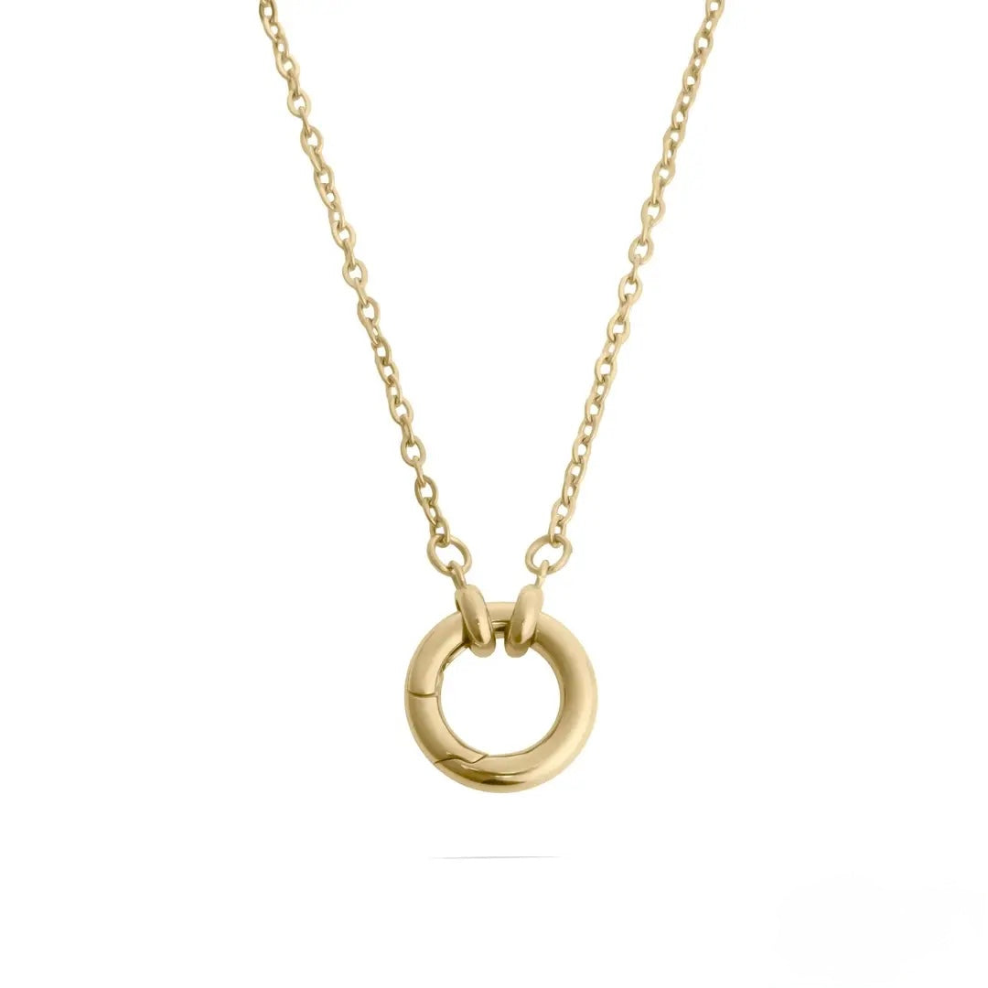 Loop Chain Charm Holder Necklace
