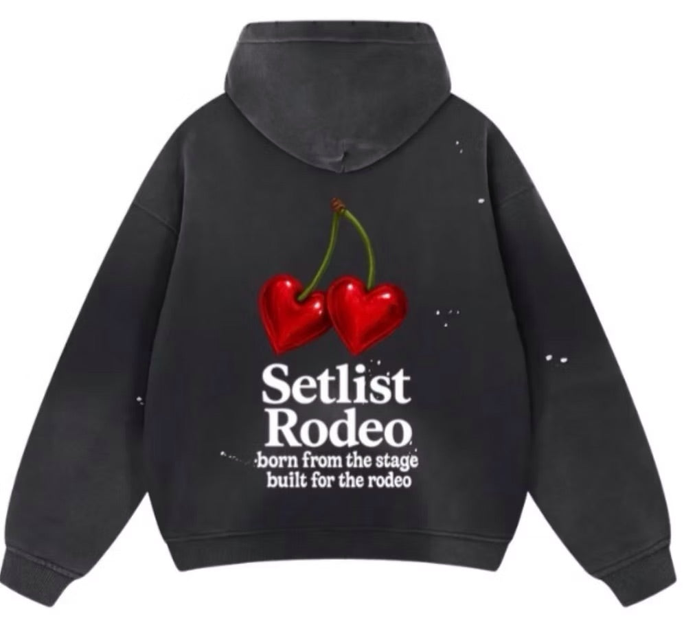 Setlist Vintage Wash Cherry Hoodie