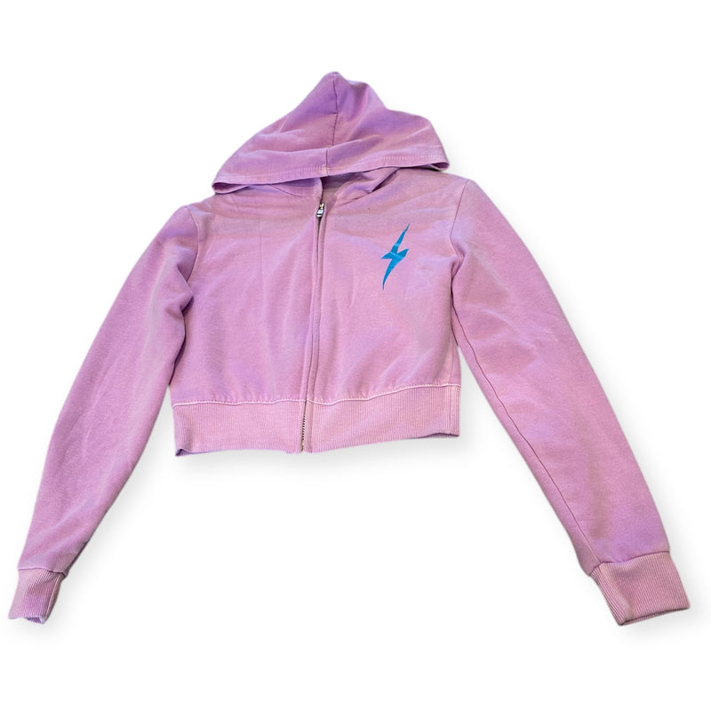 Firehouse New Blue Cropped Bolt  Sweatshirt - Grape