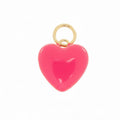 Small Puffy Heart Charm