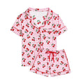Katie J Lynn Lounge Set- Cherry Gingham