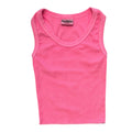 Firehouse Neon Pink Ribbed Tank