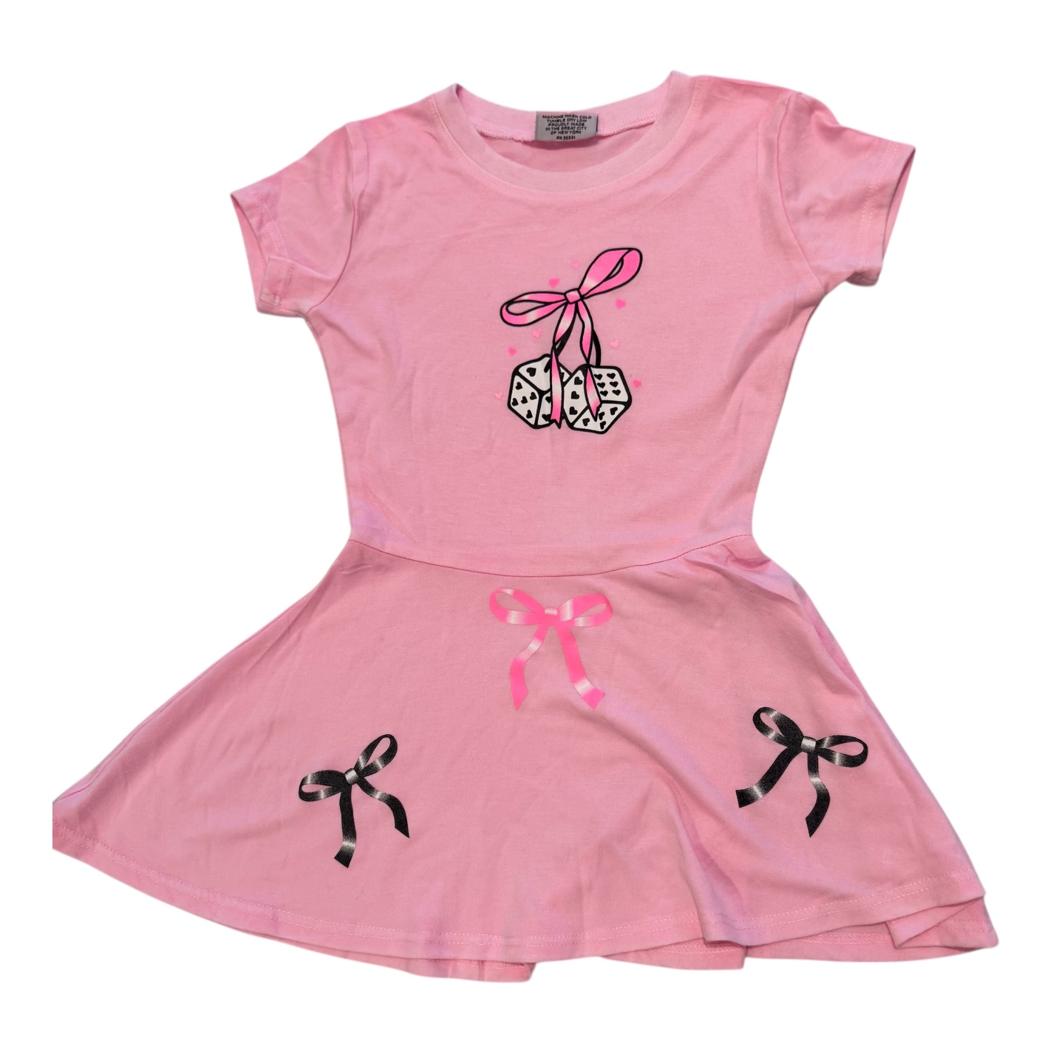 Firehouse Dice Bow Dress
