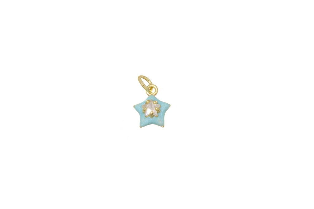 Cz Star Charm