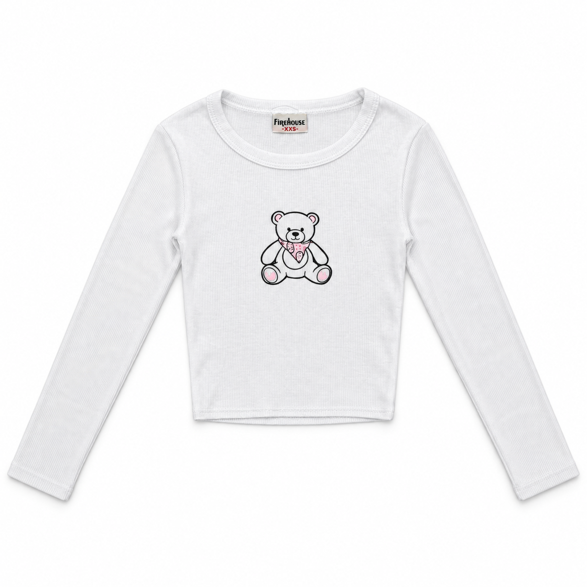 Firehouse Bear Ribbed Long Sleeve