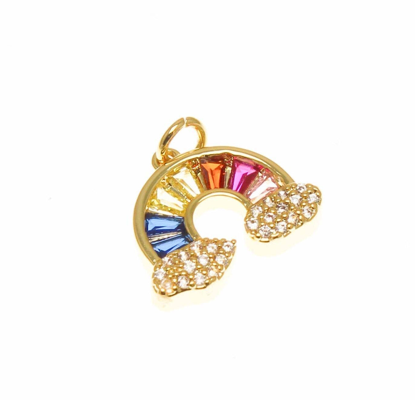 Cz Rainbow Charm