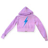 Firehouse New Blue Cropped Bolt  Sweatshirt - Grape
