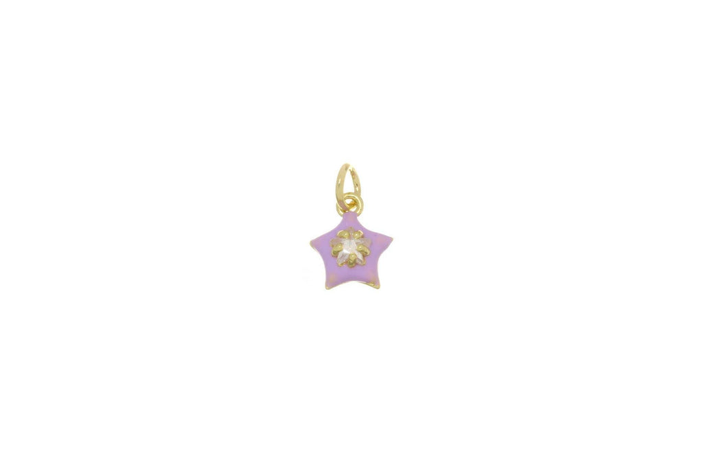 Cz Star Charm