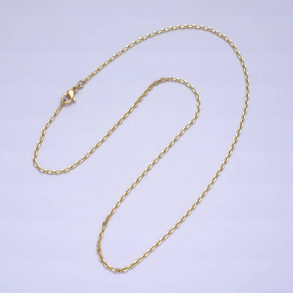 Cable Chain Necklace (wa1642)