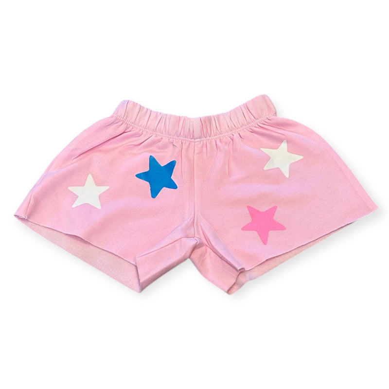 Firehouse Star Toss Sweatshort - Ice Pink