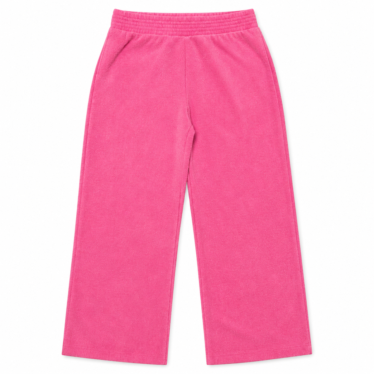Firehouse Pink Wide Leg Reverse Sweatpant