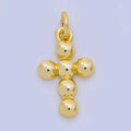 Bubble Cross Charm