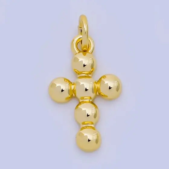 Bubble Cross Charm