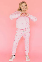 Lola + The Boys Full Hearts Jogger Set