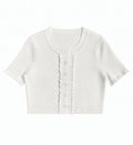 Katie J Addison Special Detail Button Down Top