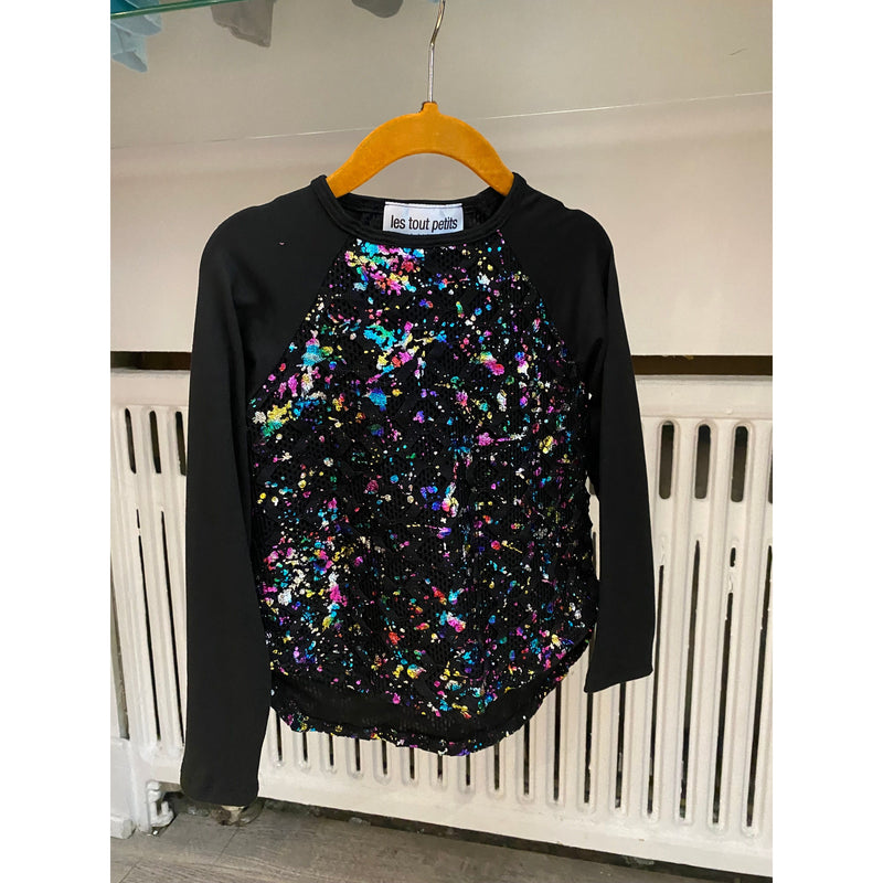 Les Tout Petits Confetti Black Tunic