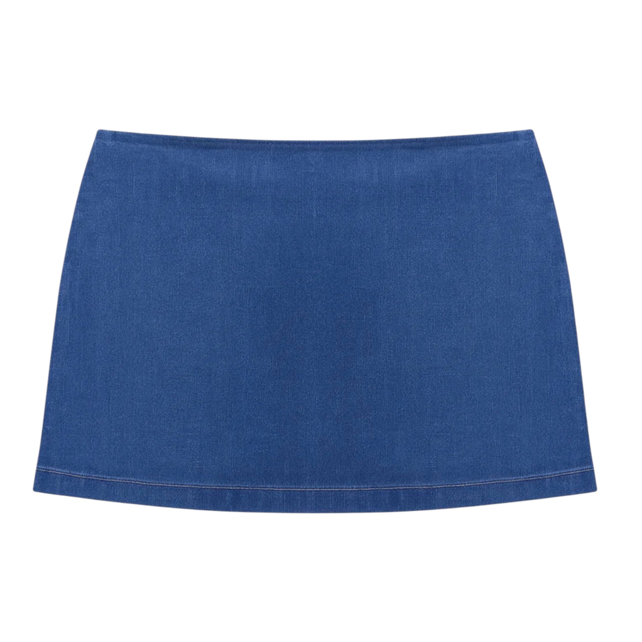 Katie J Melbourne Denim Mini Skirt-Blue Wash