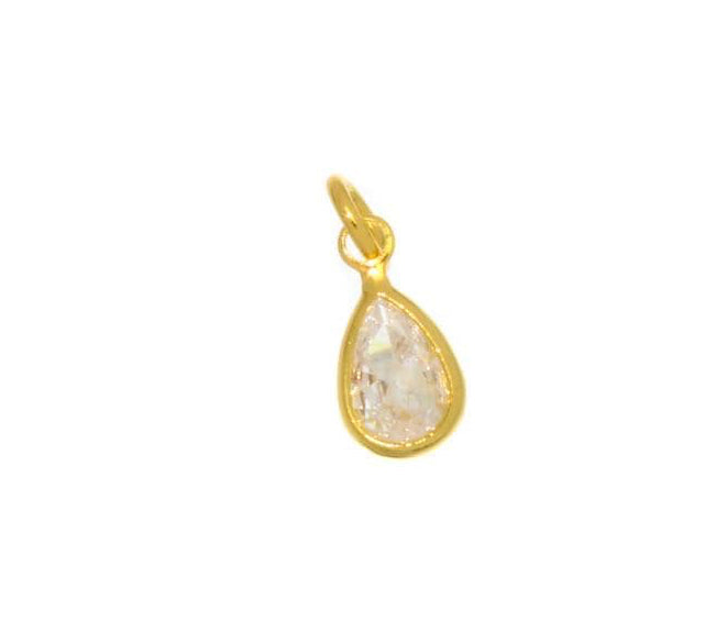 Tear Drop Dainty Charm