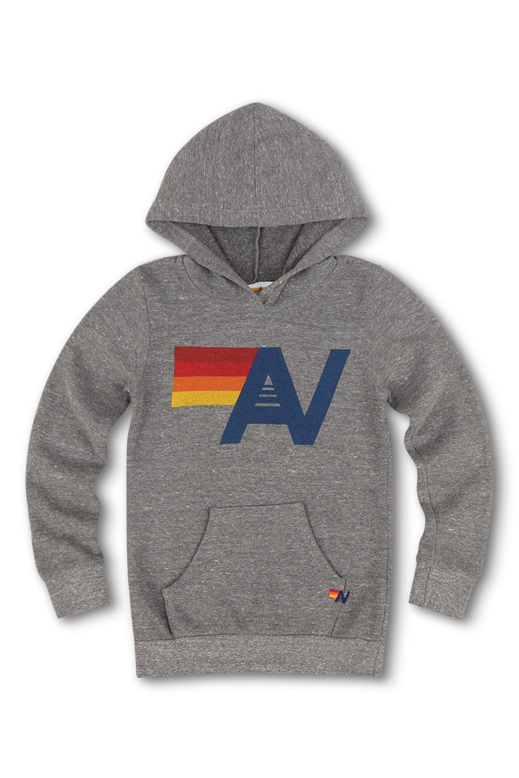 Aviator Nation Logo Pullover Hoodie- Heather Grey (Presale)