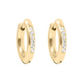 Cz Huggie Hoop Earrings