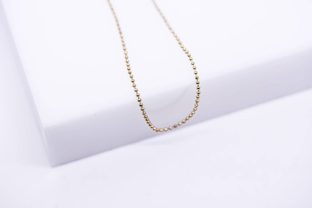 Beaded Necklace with Extension