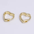 Mini Heart Huggie Cartilage Earrings
