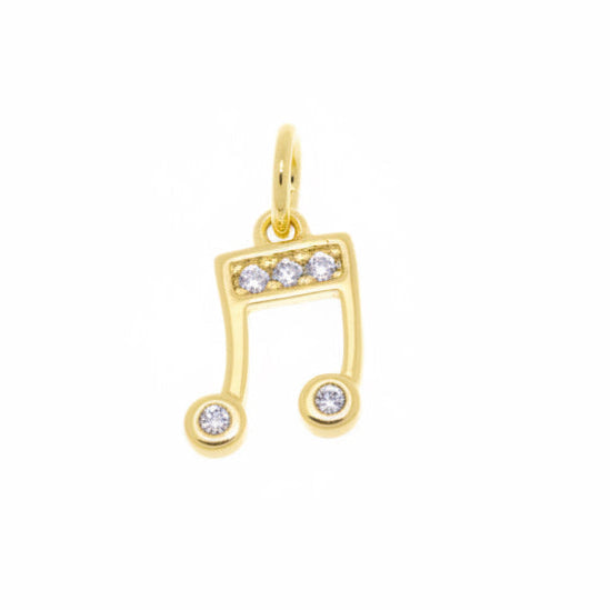 Cz Musical Note Charms