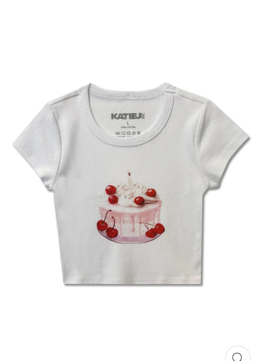 Katie J Cherry Cake Tee
