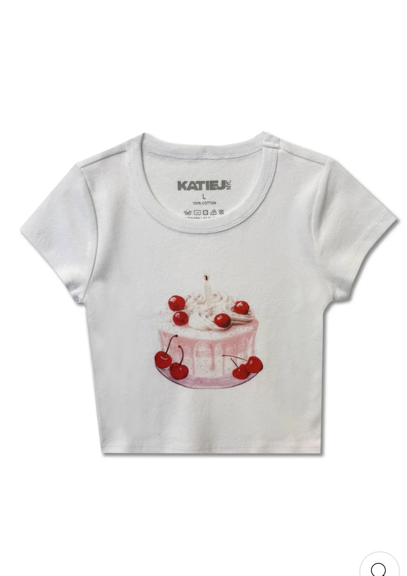 Katie J Cherry Cake Tee