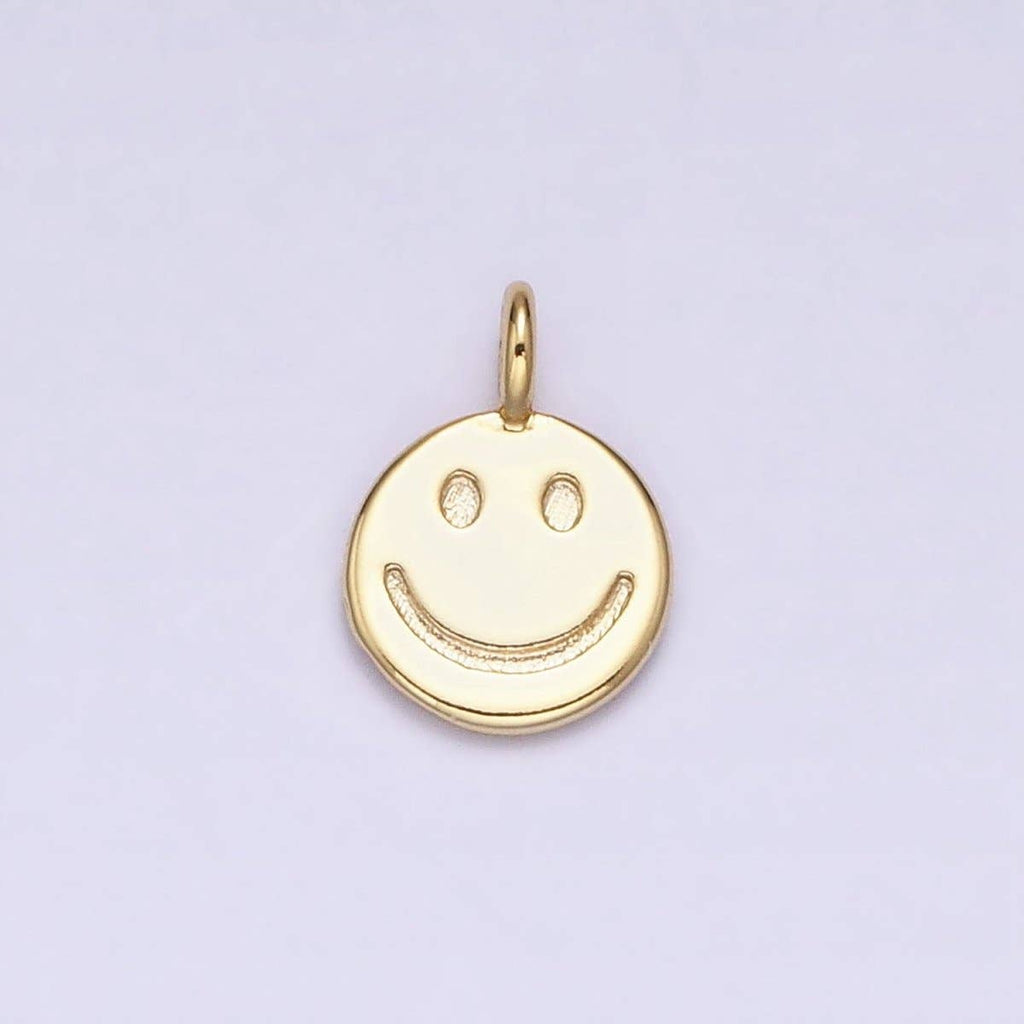 Mini Happy Smiley Face Charm