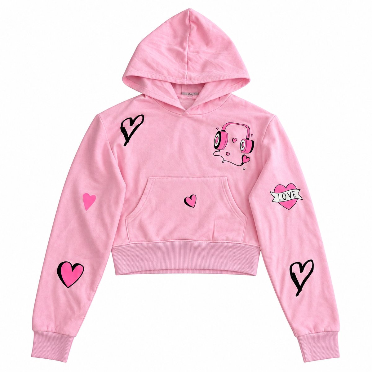 Firehouse Graffiti Heart Toss Hoodie