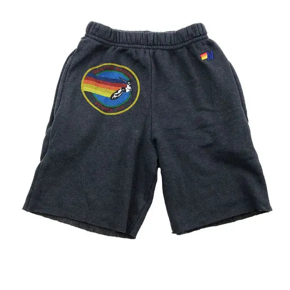 Aviator Nation Sweatshorts-Charcoal