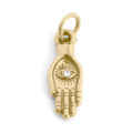 Hamsa Hand Stone Charm